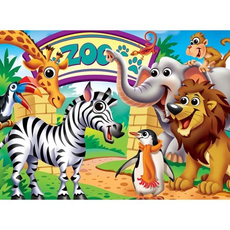 THE MOUNTAIN VALLEY® SPRING WATER Master Pieces 11924 Googly Eyes Zoo Animals Puzzle - 48 Piece 11924